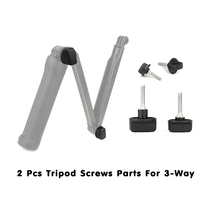 2pcs Tripod Monopod Thumb Screws 3 way Bolts Parts For GoPro 3-Way Grip Bracket น็อตอะไหล่ สำหรับไม้ GoPro Three-Way