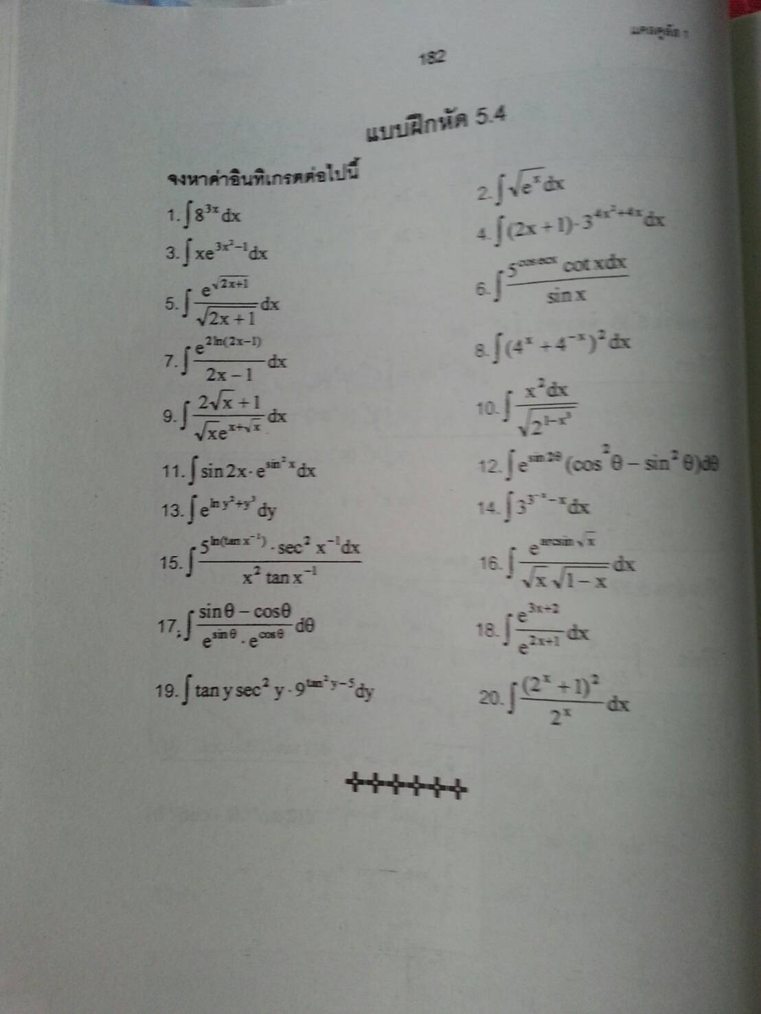 แคลคูลัสเบื้องต้น (Basic Calculus ) สนพ.ศูนย์ส่งเสริมวิชาการ, ศสว โดย รศ.ดร.มนัส ประสงค์