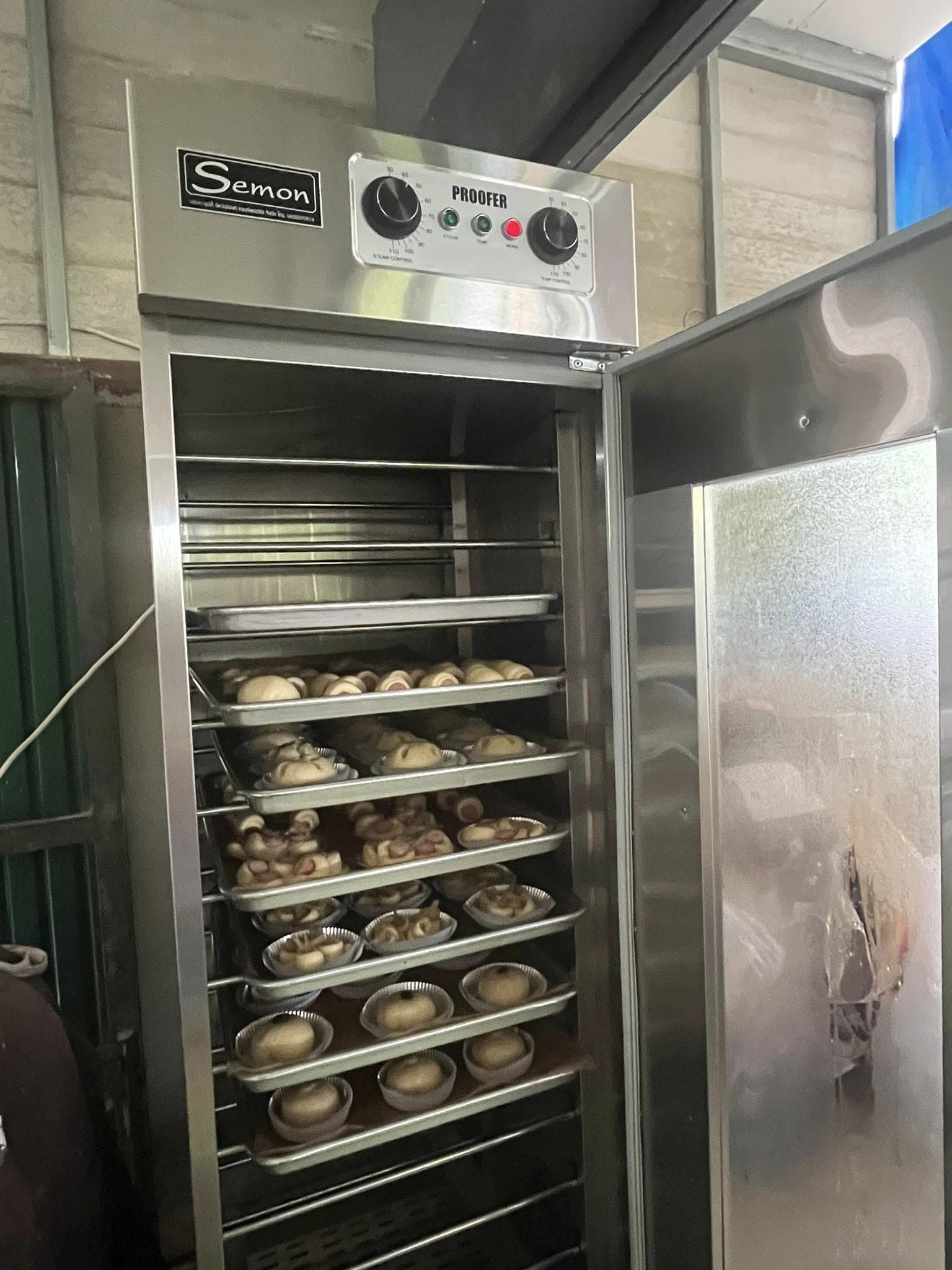 ตู้หมักแป้ง 13 ถาด บอดี้สแตนเลส Si-PF13 แบรนด์ Semon