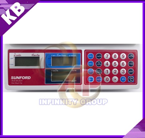 ตาชั่งคำนวนราคา เครื่องชั่งน้ำหนักสินค้า คำนวณค่าสินค้า 30 kg ความล่ะเอียด 10 gผ่านการตรวจรับรองโดยสำนักงานชั่งตวงวัด กระทรวงพาณิชย์