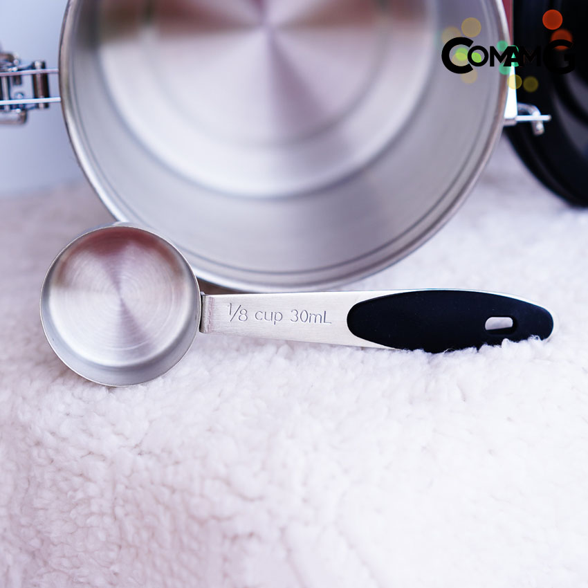 กระป๋องเก็บกาแฟ โหลใส่เมล็ดกาแฟ สแตนเลสแบบสูญญากาศ พร้อมช้อนตัก