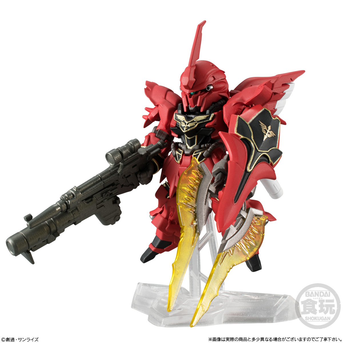 กันดั้ม Bandai Candy Toy FW Gundam Converge EX23 MSN-06S Sinanju [Full Weapon Set]