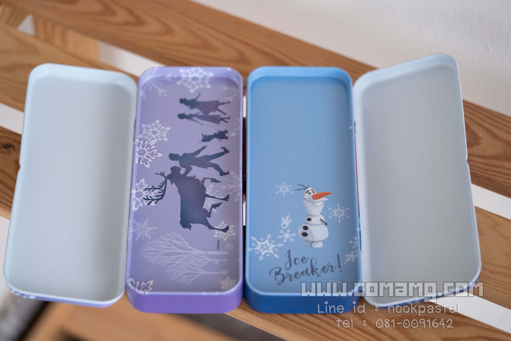 กล่องดินสอ กล่องเหล็ก2ชั้นเอลซ่า&อันนา (FrozenII) ลิชสิทธิ์แท้