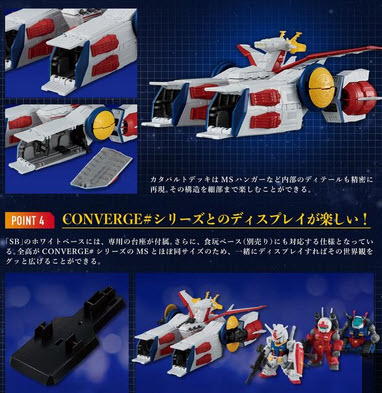 <Preorderภึง 8/5/2021>เปิดรับPreorder มัดจำ200 บาท FW GUNDAM CONVERGE SB WHITE BASE E.F.S.F. PEGASUS-CLASS ASSAULT LANDING CRAFT W/O GUM
