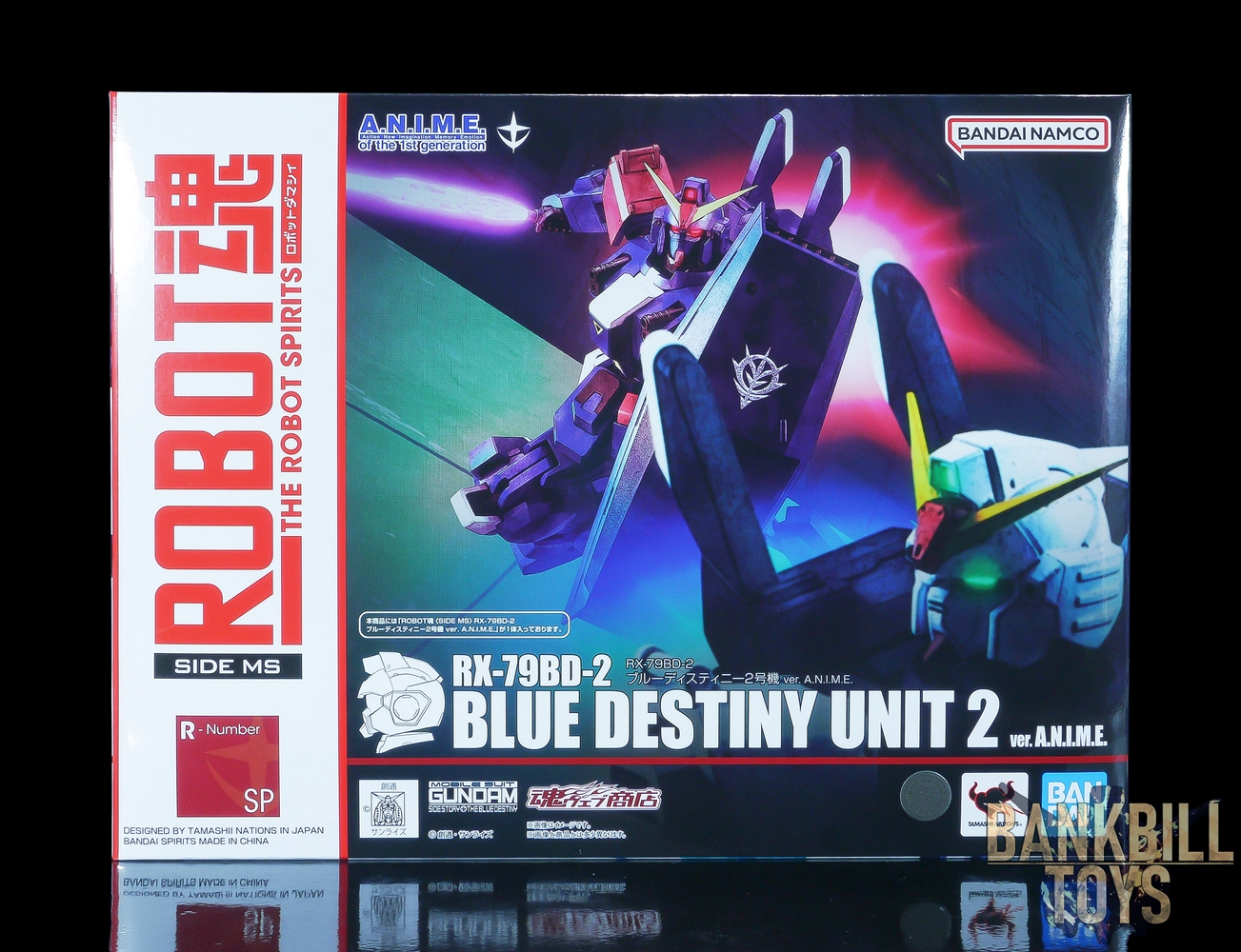 กันดั้ม Bandai Spirits Premium Bandai Tamashii Web Shop Limited The Robot Spirits <SIDE MS> R-SP RX-79BD-2 Blue Destiny Unit 2 Ver. A.N.I.M.E.