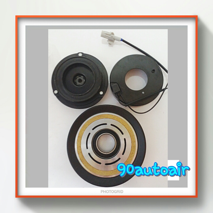ชุดหน้าคลัชคอมแอร์ รถตู้ 10PA ร่องเดี่ยว 12V