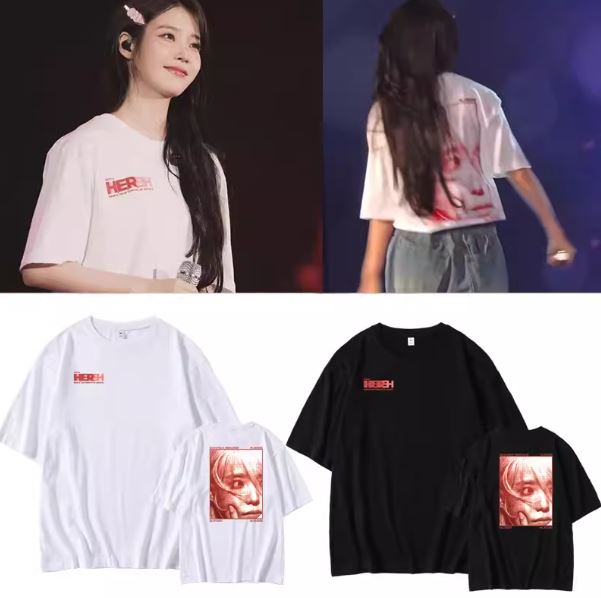เสื้อยืด IU : 2024 H.E.R. WORLD TOUR CONCERT