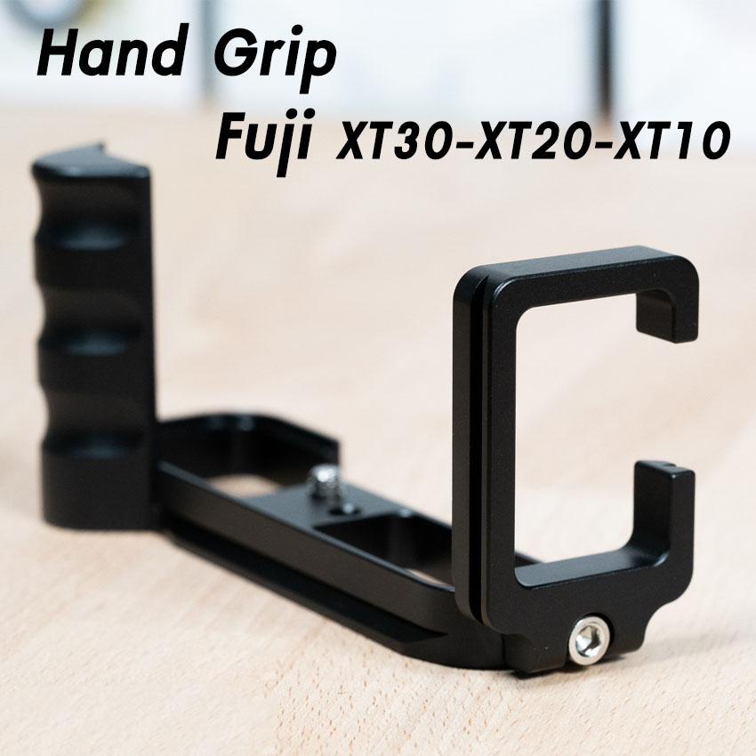 Hand Grip L-Plate สำหรับ Fuji XT30 XT20 XT10 แบบ3ร่องนิ้ว Camera Grip เพิ่มความกระชับในการจับถือ
