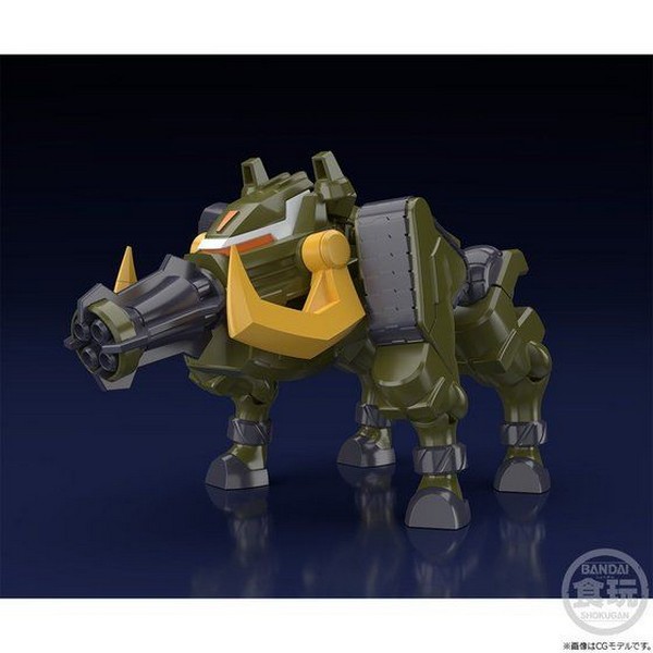 เปิดรับPreorder มัดจำ 500 บาท P-bandai Super MiniPla Gear Fighter Dendoh Full Armor Dendoh Optional Pats & Gatling Bore & Dragon Flare Assetโมเดลประกอบ