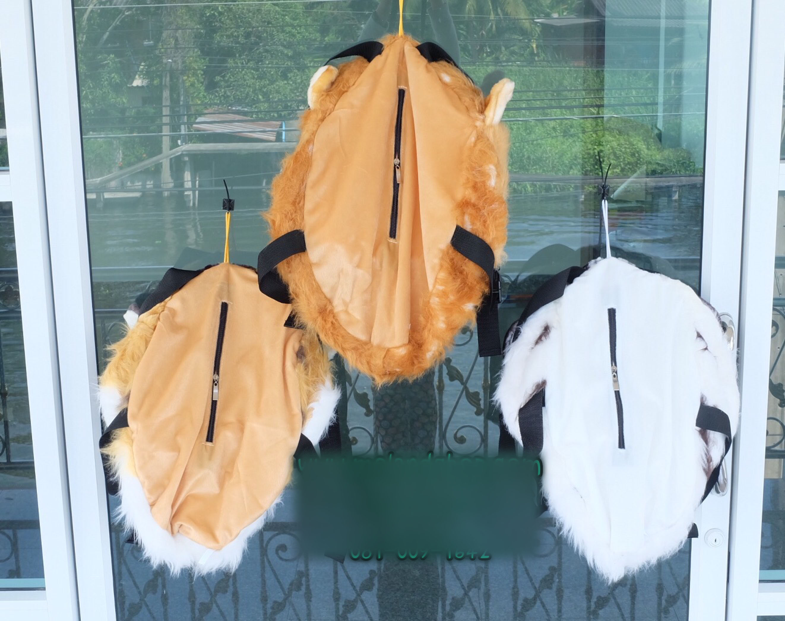 กระเป๋าหัวเสือ หัวสิงโต กระเป๋าสะพายหลัง ใบใหญ่ งานสวย