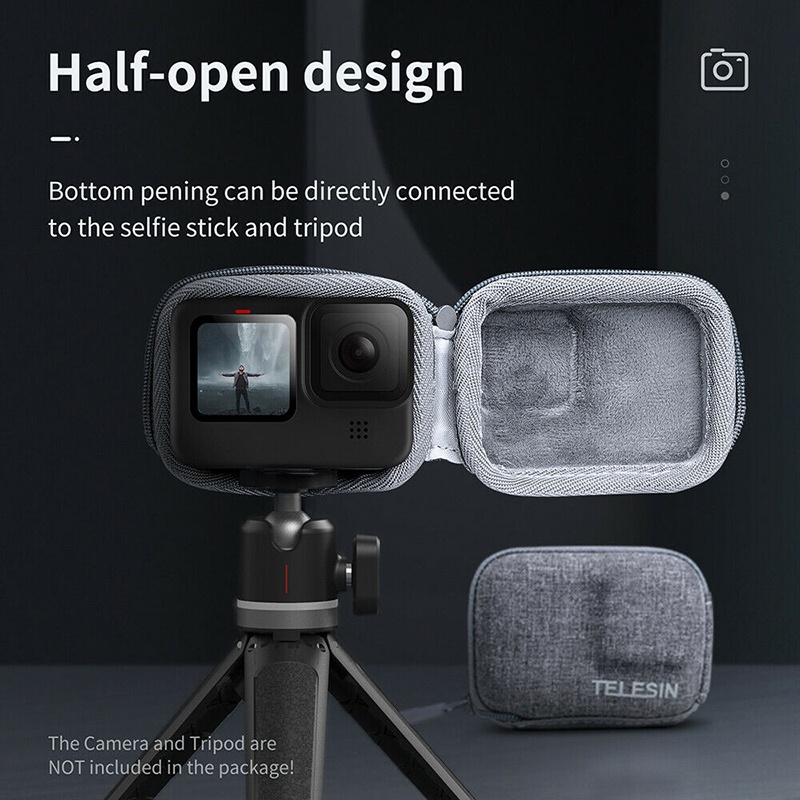 GoPro 11 / 10 / 9 / 8 / 7 / 6 / 5 Telesin Case Mini เคสกระเป๋า กระเป๋า Gopro เคสโกโปร เคส gopro กระเป๋ากล้อง GoPro มินิ