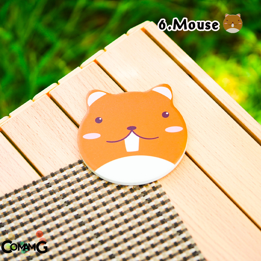 ที่รองแก้ว หินดูดน้ำ แผ่นหินรองแก้วดูดน้ำ แผ่นรองแก้ว ซึมซับน้ำไว แห้งไว ทำความสะอาดง่าย ลายน่ารัก มีหลายลาย พร้อมส่ง