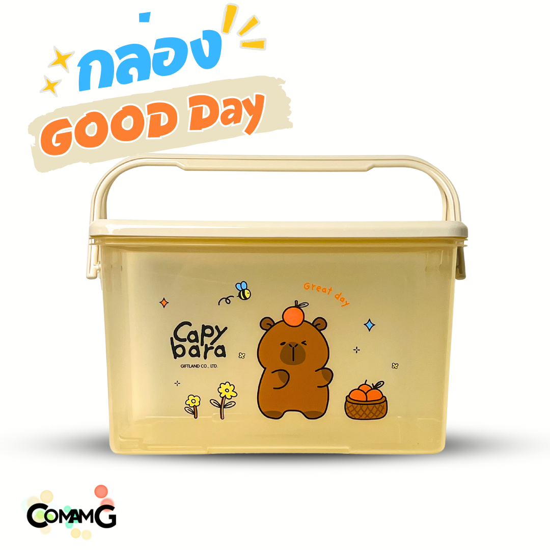 กล่องอเนกประสงค์มีหูหิ้ว กล่องใส่ของเตรียมคลอด ลายการ์ตูนลิขสิทธิ์แท้