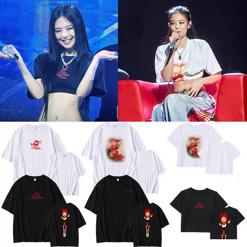เสื้อยืด BLACKPINK JENNIE : The 1st Stidop Album [Ruby]