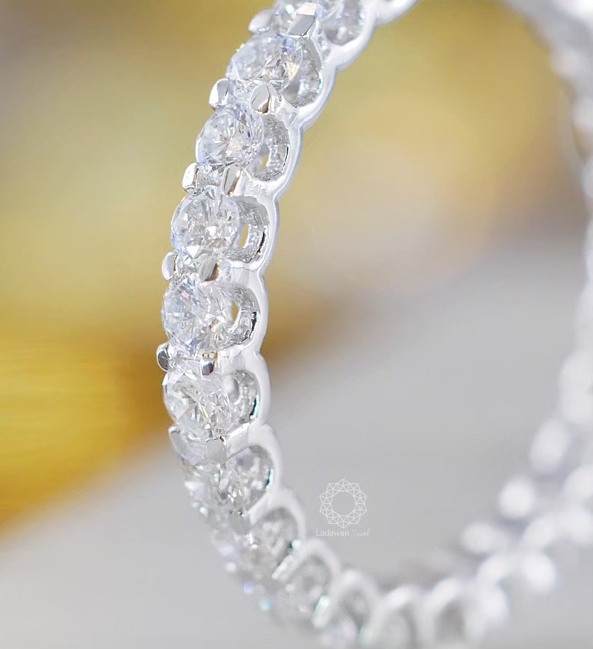 แหวนเพชรรอบนิ้ว ขนาด 0.02ct