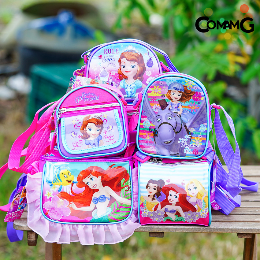 กระเป๋าสะพายข้างเจ้าหญิง กระเป๋าเด็กผู้หญิง ลายลิขสิทธิ์แท้