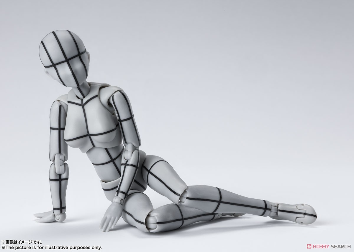 เปิดรับPreorder มัดจำ 300 บาท S.H.Figuarts Body-chan -Wire Frame- (Gray Color Ver.) (PVC Figure)