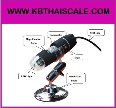 กล้องไมโครสโคป USB Microscope 50X -500X ความละเอียด 2.0 M (ขาตั้งสั้น พร้อมซอฟแวร์วัดขนาด) ราคาถูก พร้อมจัดส่งทั่วประเทศ