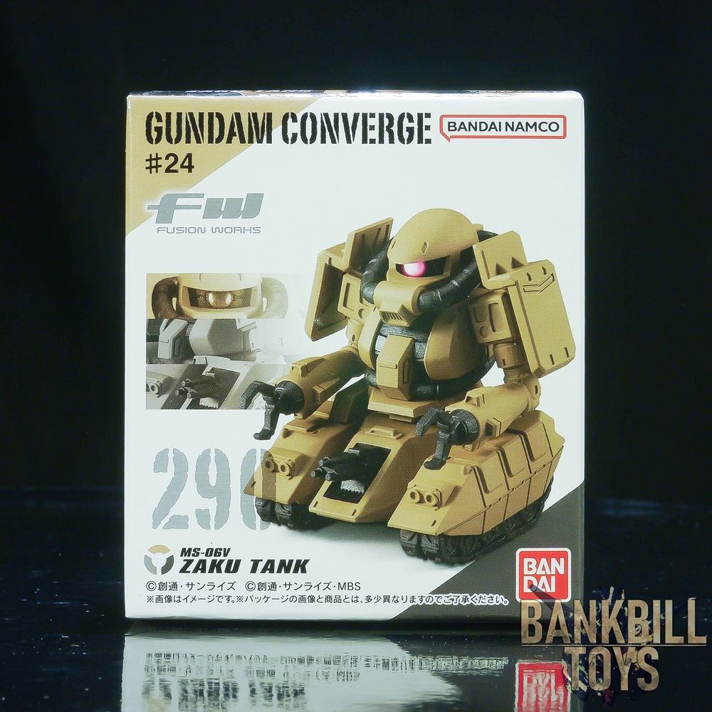 กันดั้ม Bandai Candy Toy FW Gundam Converge #24 No.290 MS-06V Zaku Tank
