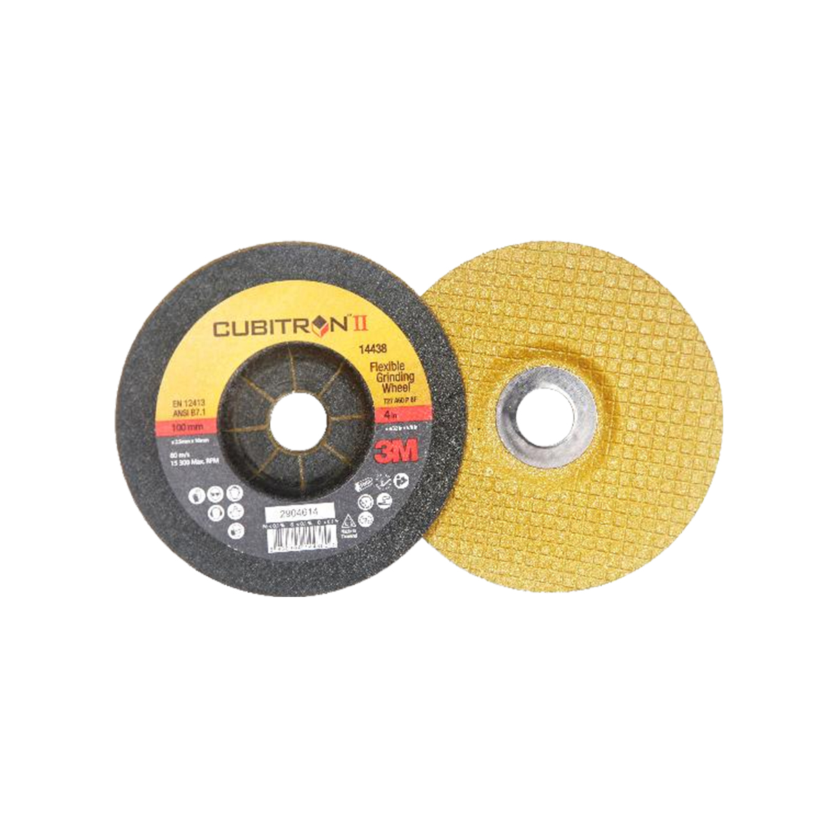 3M แผ่นเจียร์ CUBITRON II PN14438 T27 100x2.5x16มม. 60+