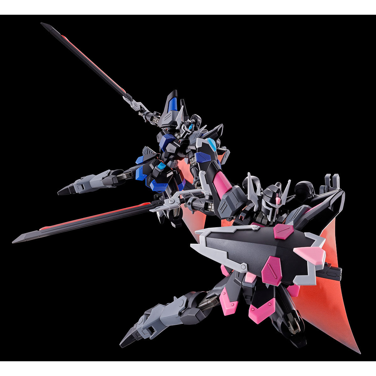 กันดั้ม Bandai Spirits Gunpla Premium Bandai Hobby Online Shop Limited HGCE 1/144 Black Knight Squad Rud-ro.A Redelard Custom & Daniel Custom & Liu Custom Set