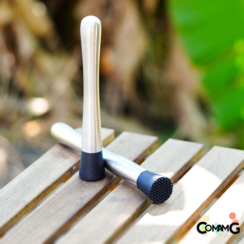 ที่บดน้ำเเข็ง แท่งบดผลไม้ แบบสเตนเลส สำหรับทำค็อกเทล มิกเซอร์ เครื่องดื่ม บดน้ำแข็ง บดผลไม้