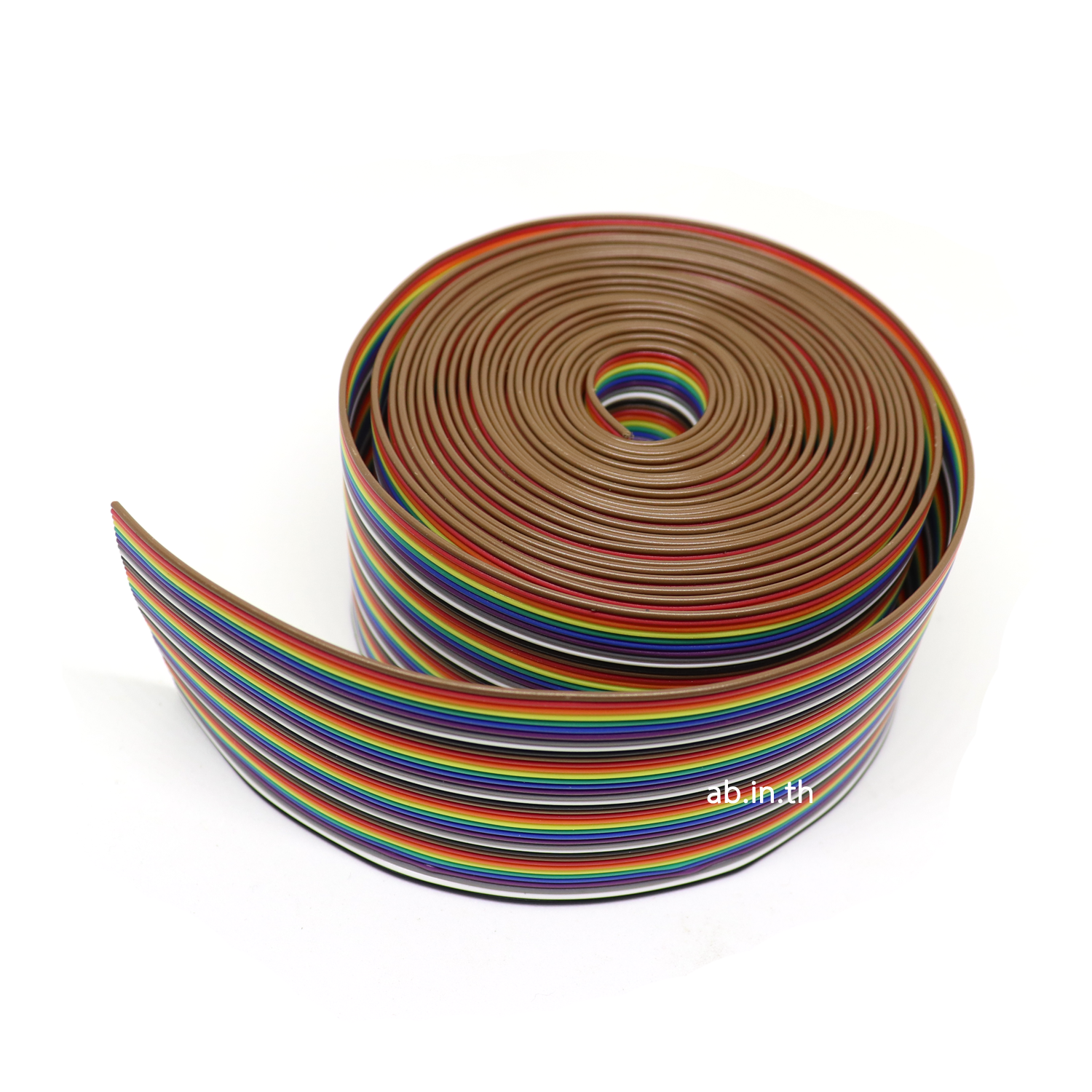 สายแพร 28AWG 40 เส้น สีรุ้ง (Ribbon Flat Cable 28AWG 40 Ways)