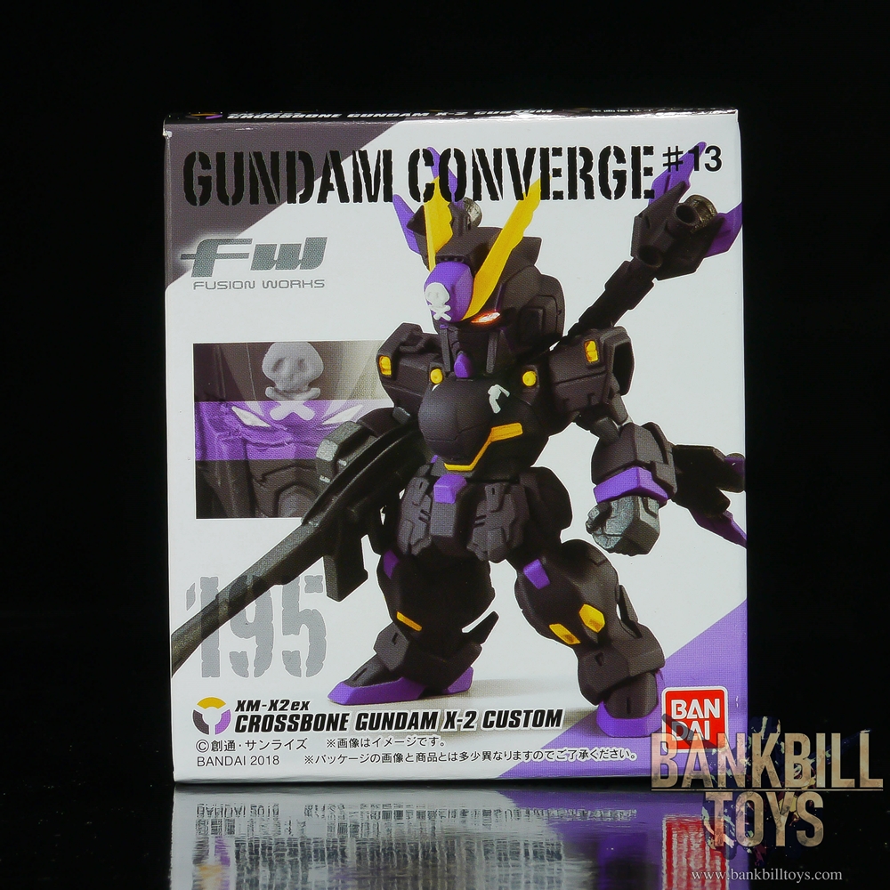 กันดั้ม Bandai Candy Toy FW Gundam Converge #13 No.195 XM-X2ex Crossbone Gundam X-2 Kai