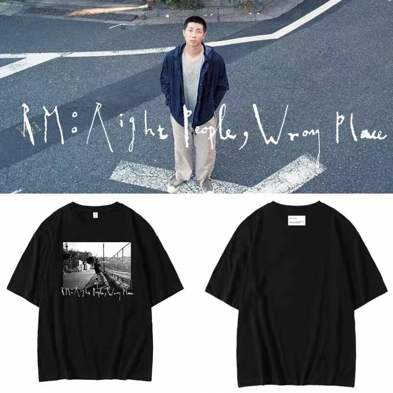 เสื้อยืด BTS RM : Right People, Wrong Place
