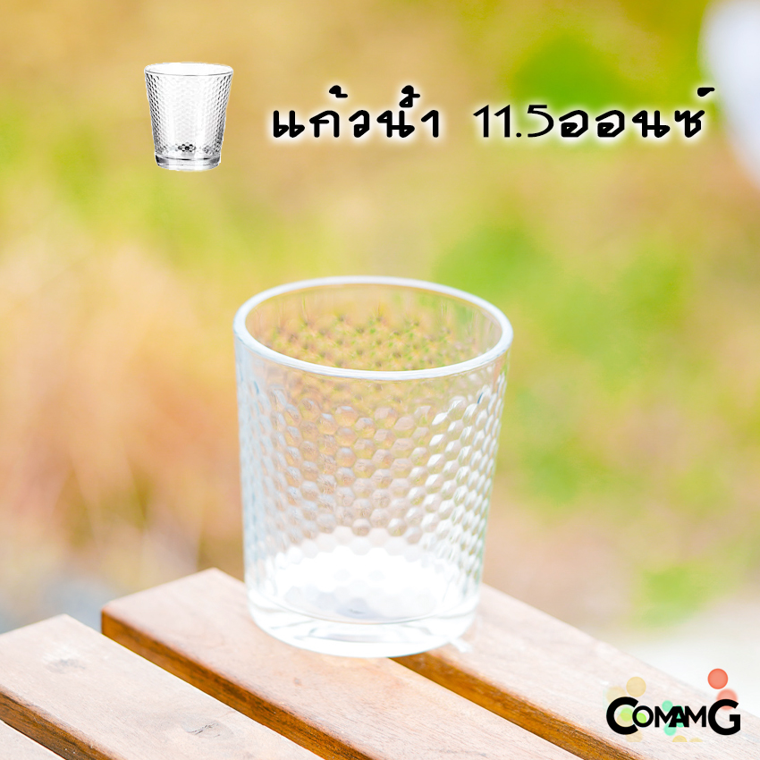 แก้วน้ำ แก้วกาแฟ ขนาด 11.5ออนซ์ แก้วใส