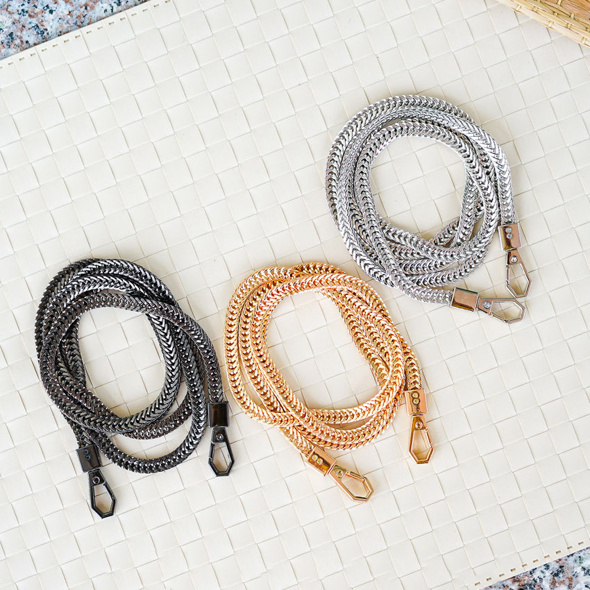 สายโซ่กระเป๋า สายโซ่ลายกระดูกงู ยาว32/100/120ซม พร้อมส่ง