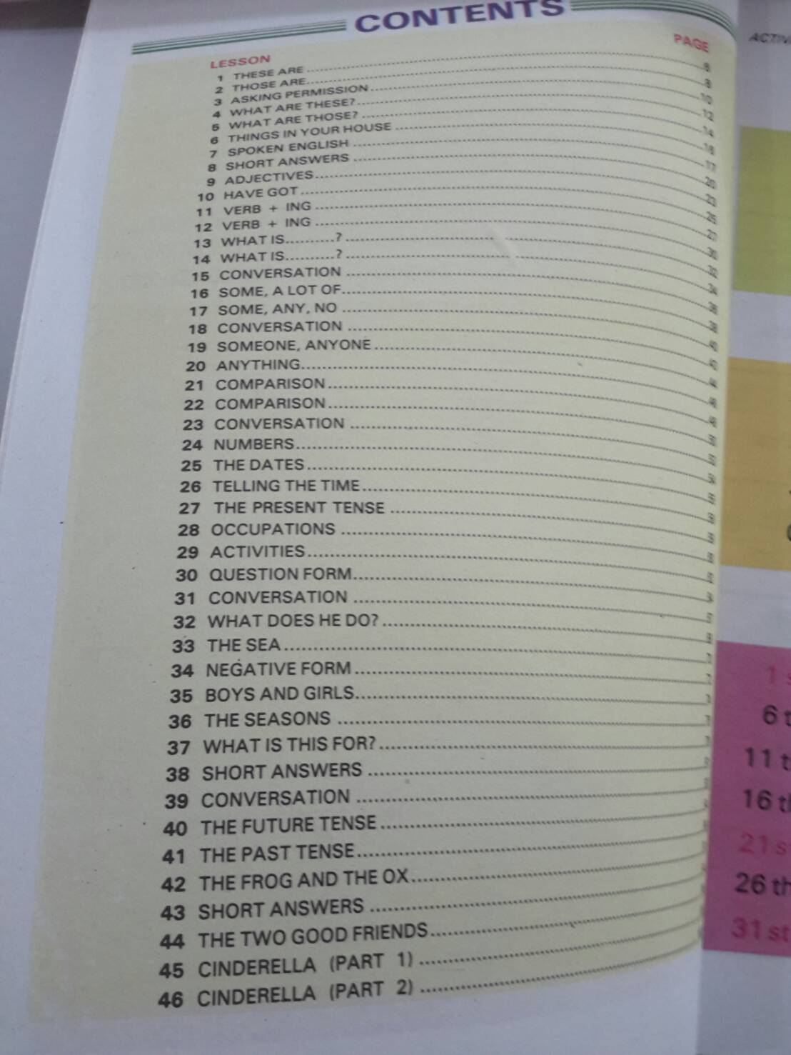 Active English Primer 4 และแบบฝึกหัด