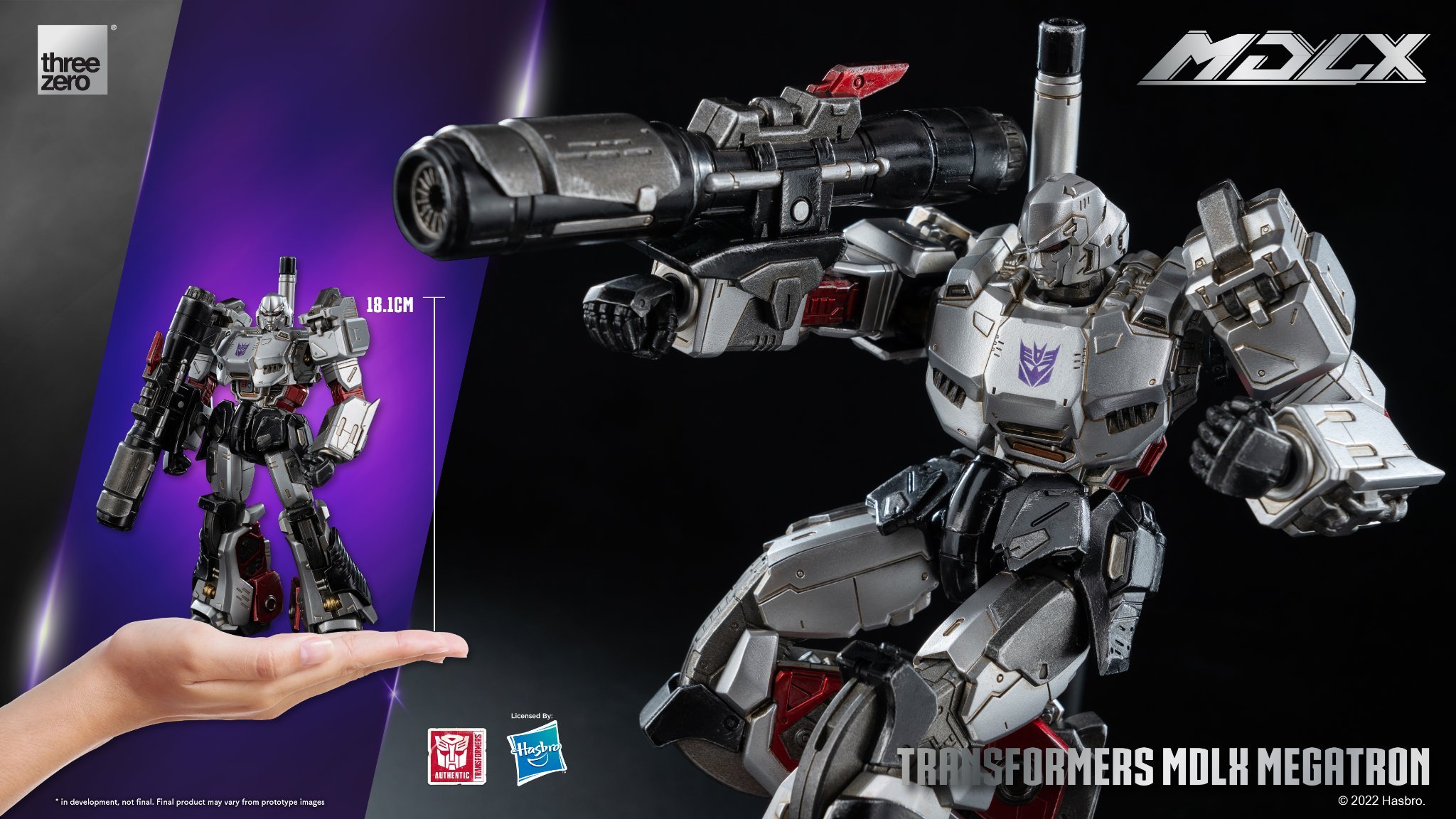 <preorder ปิดรับวันที่24/8/2022 > เปิดรับPreorder มัดจำ 1250 บาท threeZero X HASBRO MDLX series: Megatron