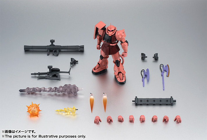 <Preorderปิดรับวันที่ 8/7/2025 มัดจำ 200 บาท THE ROBOT SPIRITS <SIDE MS> MS-06S CHAR'S ZAKU ver. A.N.I.M.E. REISSUE