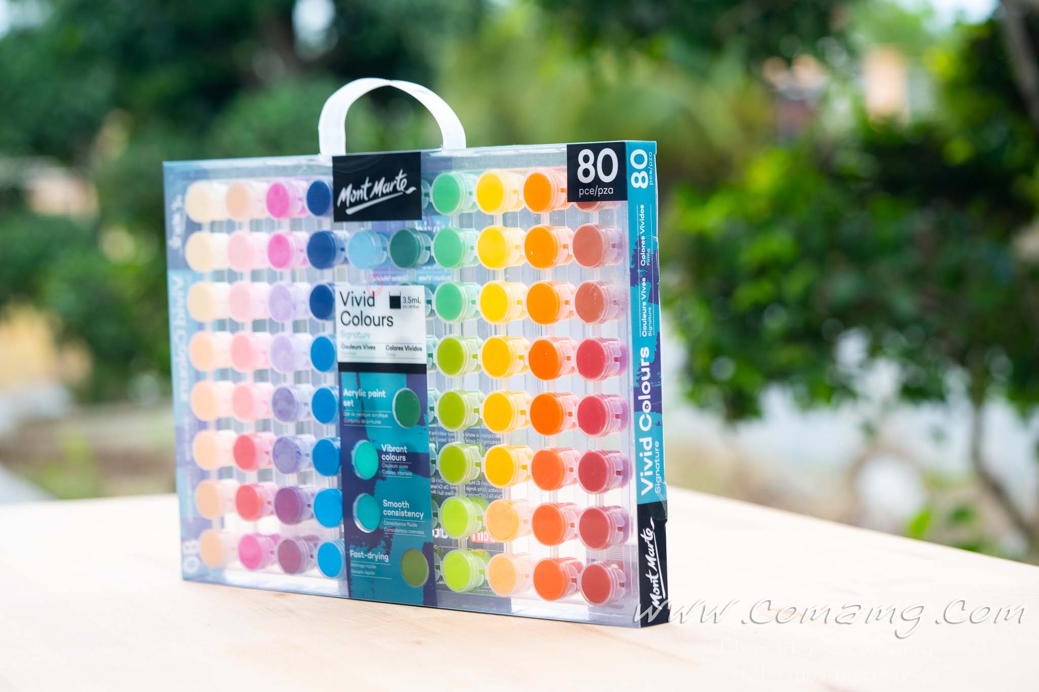 MONT MARTE ชุดสีอะคริลิค 80 สี Signature Vivid Colours Acrylic Paint