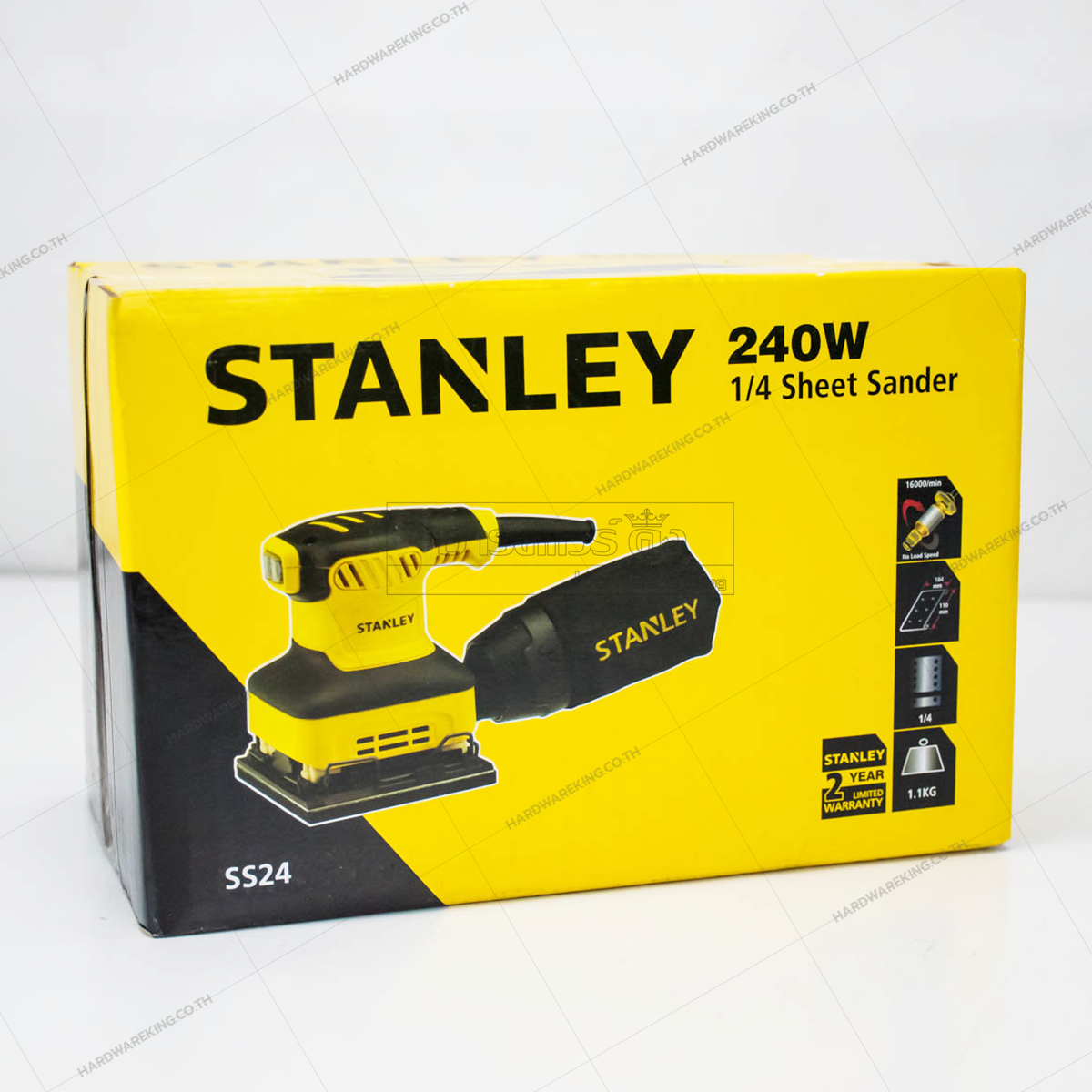 STANLEY เครื่องขัดกระดาษทราย แบบสั่น [SS24]