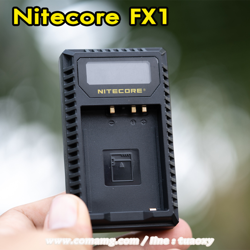 Nitecore FX1 แท่นชาร์จสำหรับกล้อง FujiFilm NP-W126/W126S