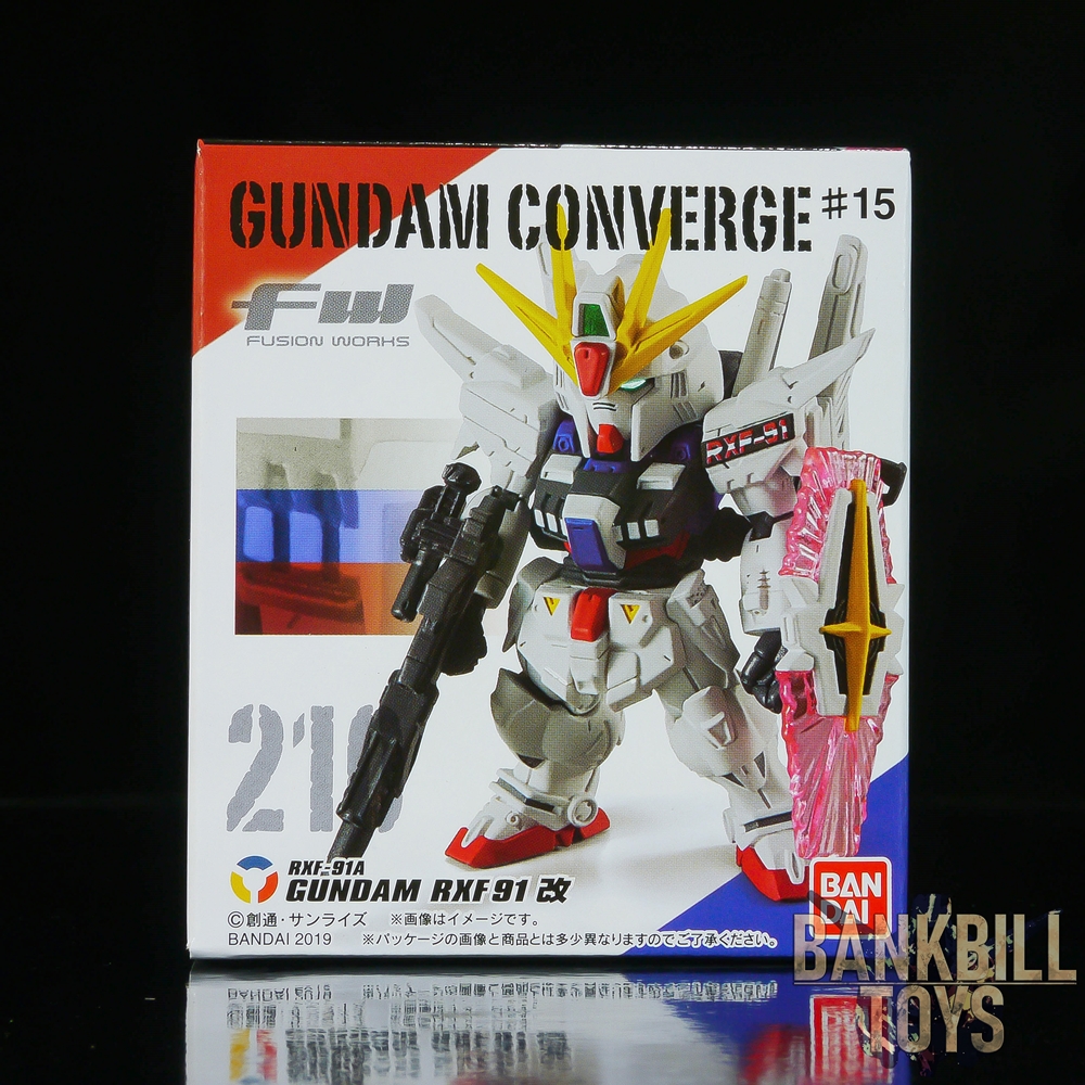 กันดั้ม Bandai Candy Toy FW Gundam Converge #15 No.210 RXF-91A Silhouette Gundam Custom