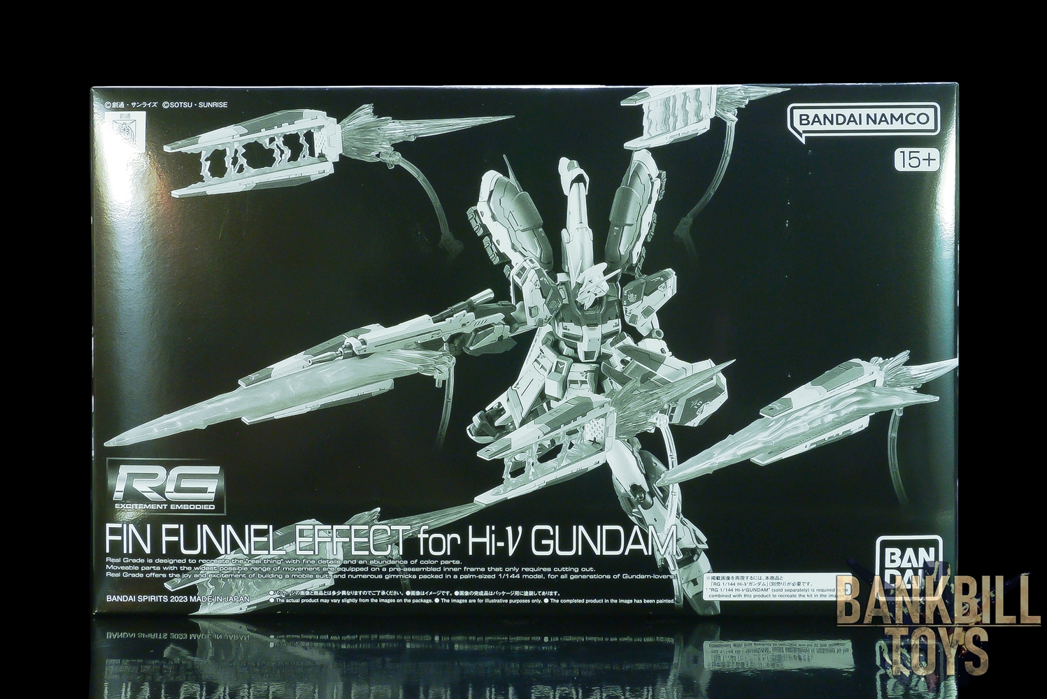 กันดั้ม Bandai Spirits Gunpla Premium Bandai Hobby Online Shop Limited RG 1/144 Fin Funnel Effect For Hi-Nu Gundam