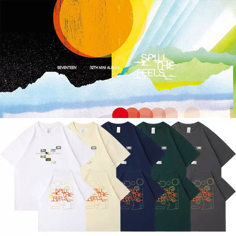 เสื้อยืด SEVENTEEN : 12th Mini Album [SPILL THE FEELS]