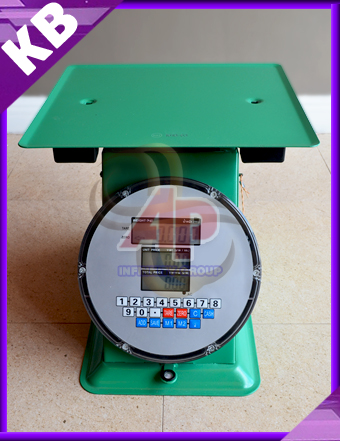 เครื่องชั่งสปริงดิจิตอลแบบคำนวณราคา ตาชั่งสปริง เครื่องชั่งดิจิตอล คำนวณราคา พิกัด 100kg ละเอียด 20g (พร้อมใบการตรวจรับรองจากกอง ชั่ง ตวง วัด)