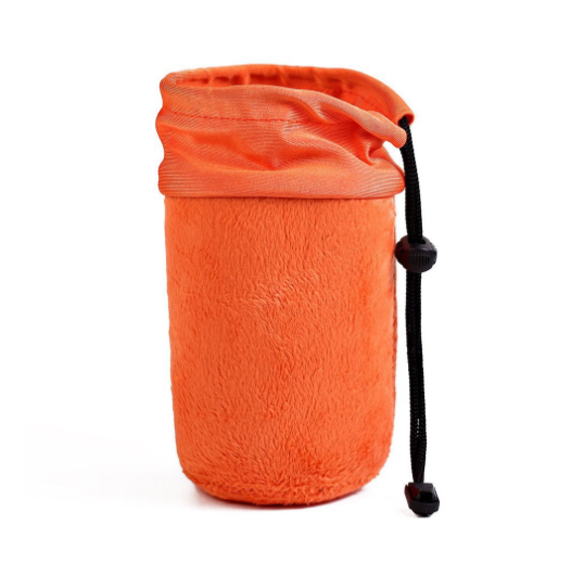 ถุงใส่เลนส์ / ถุงเก็บเลนส์ กันเป็นรอย และลดแรงกระแทก สีดำ/สีส้ม/สีม่วง มี4ไซร์ พร้อมส่ง