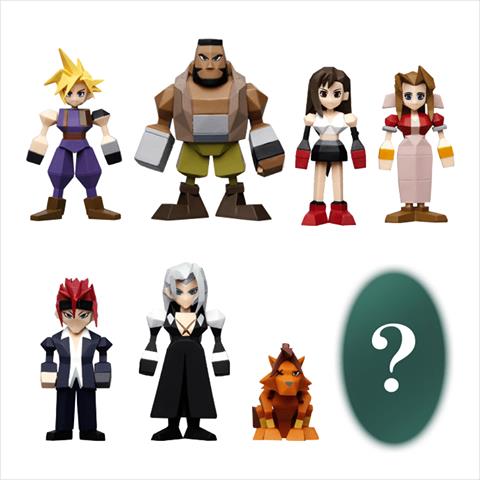 เปิดรับPreorder มัดจำ 500 บาท JPY800 FINAL FANTASY Ⅶ Polygon Figure BOX (ครบ8แบบ **7แบบ+1ตัวพิเศษ** )โมสำเร็จ