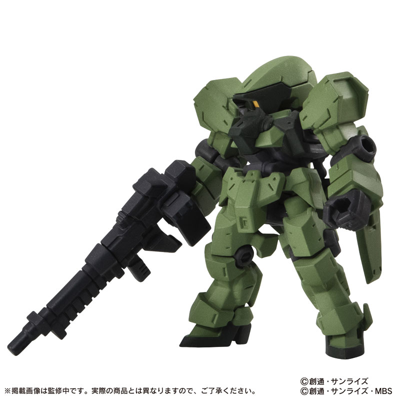 กันดั้ม Bandai Gashapon Mobile Suit Gundam Mobile Suit Ensemble Part 23 Set - Gundam Aerial, Gundam Barbatos, Rick Dias, Graze, MS Weapon Set (ครบเซ็ต 5 แบบ)