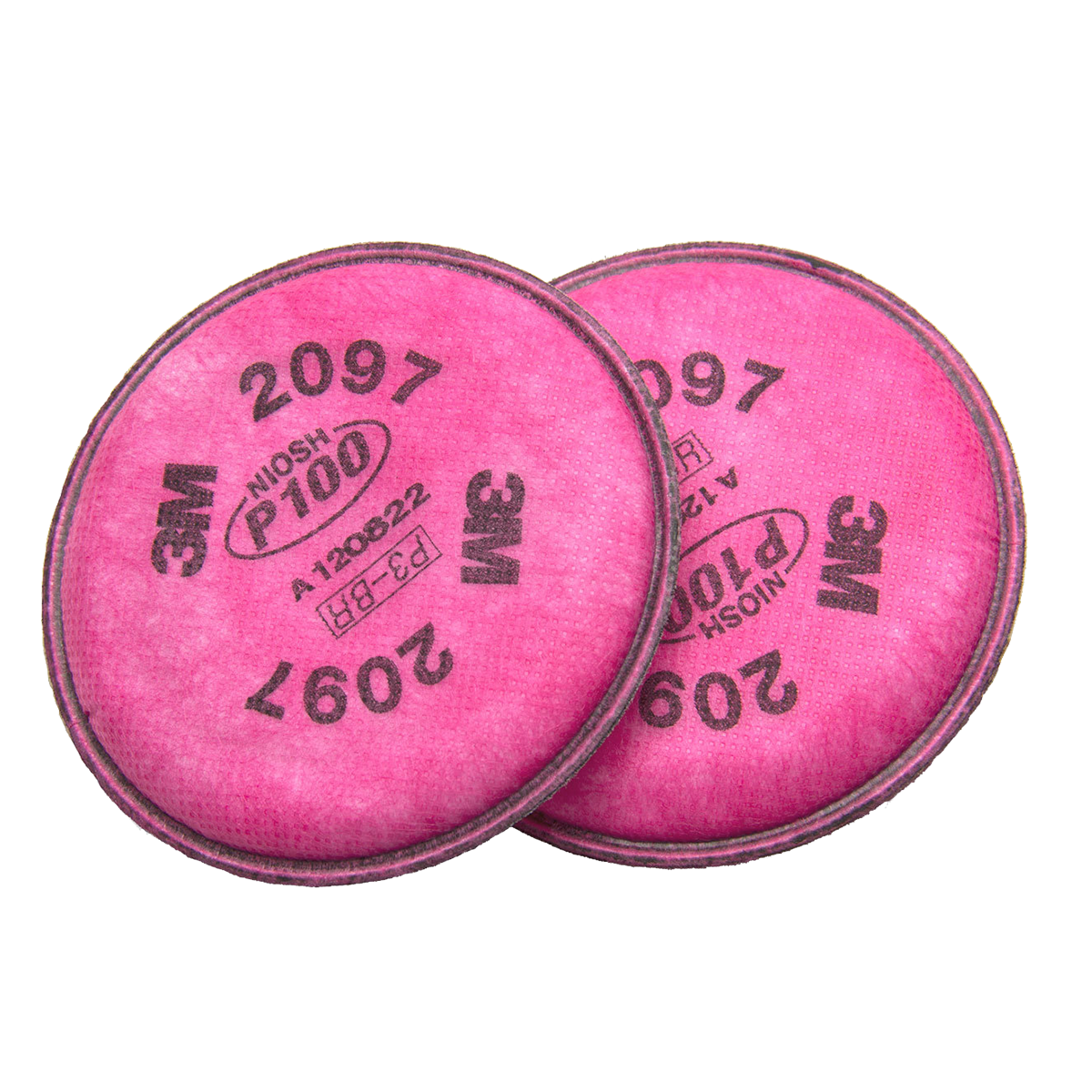 แผ่นกรองไอระเหยสารอินทรีย์ 2097P100 (2ชิ้น/แพค)