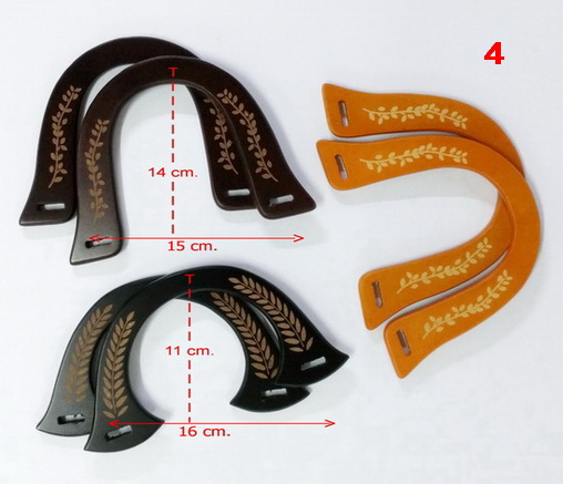 "หมด" หูกระเป๋าไม้ หลากสไตล์ Wooden Bag Handle