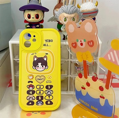 เคสโทรศัพท์ลายการ์ตูนหวังอี้ป๋อ
