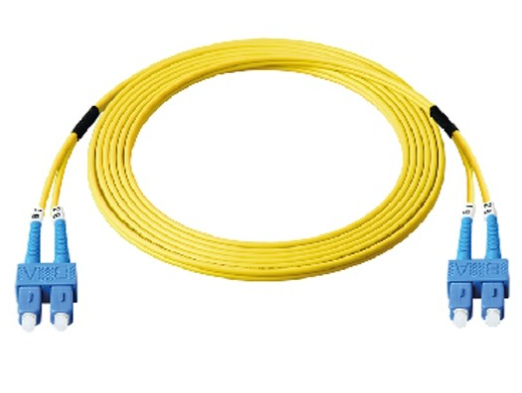 UFP966D36-05 Fiber Optic SC-SC Patch Cord OS2, Duplex Single-mode, (3.0 mm Jacket)/UPC-APC, Lengths 5 m.