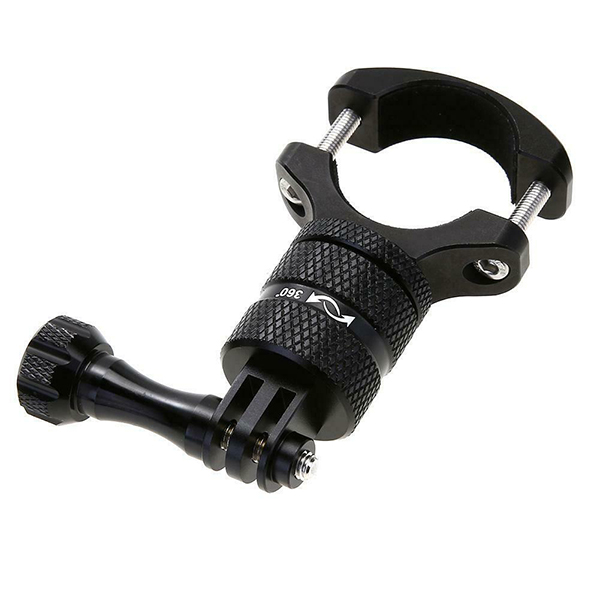 ขาจับแฮนด์อลูมิเนียม หัวหมุนได้ 360 องศา สำหรับกล้อง GOPRO Bicycle Mount Bike Motorcycle Holder
