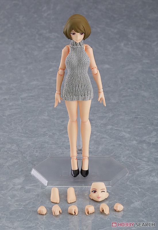 เปิดรับPreorder มัดจำ300 บาท figma Female Body (Chiaki) with Backless Sweater Outfit (PVC Figure)